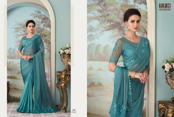 Tfh Silver Screen 17th Edition Designer Saree Collection